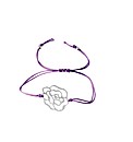 Sterling Silver Rose Bracelet