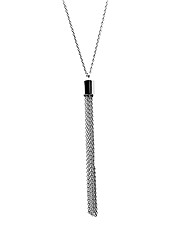 Sterling Silver  Tassle Chain Necklace