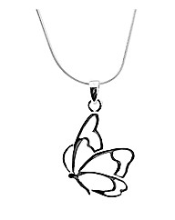 Sterling Silver Butterfly Necklace
