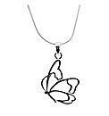 Sterling Silver Butterfly Necklace