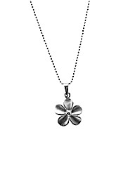 Sterling Silver Flower Necklace