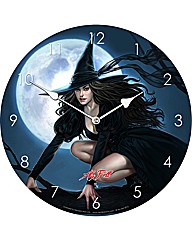 Pink Witch Clock