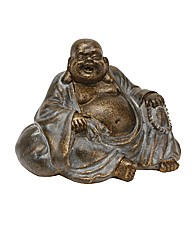 Happy Buddha Figurine Sitting Sack 10cm