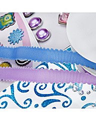 Create and Craft Blue and Purple Embelis