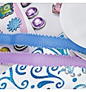 Create and Craft Blue and Purple Embelis