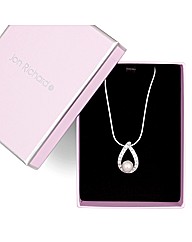 Jon Richard Pearl Teardrop Pendant