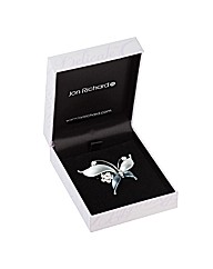 Jon Richard Blue Enamel Butterfly Brooch