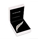 Jon Richard Crystal Leaf Brooch