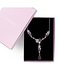 Jon Richard Crystal Cluster Y Necklace