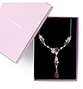 Jon Richard Crystal Cluster Y Necklace