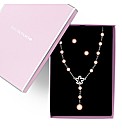 Jon Richard Pearl Necklace and Earring