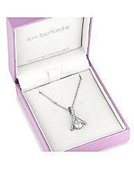 Jon Richard Crystal Curve Drop Necklace