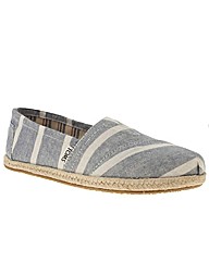 Toms Seas Stripe Rope Sole