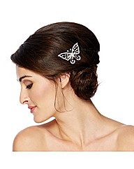 Jon Richard Small Butterfly Hair Comb