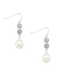 Jon Richard Daisy And Pearl Drop Earring