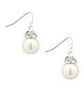 Jon Richard Crystal Pearl Drop Earring