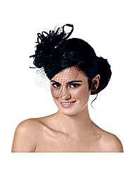 Jon Richard Jet Corsage Vale Fascinator
