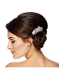 Jon Richard Crystal Flower Hair Comb