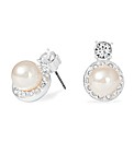 Jon Richard Pearl Surround Stud Earring
