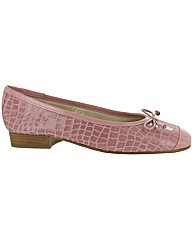 Riva Stint Patent Suede Shoe