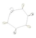 Simply Silver Multi Droplet Bracelet