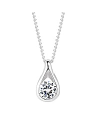 Simply Silver Cubic Zirconia Pendant