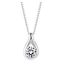 Simply Silver Cubic Zirconia Pendant