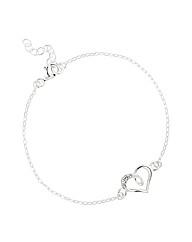 Simply Silver Cubic Zirconia Bracelet