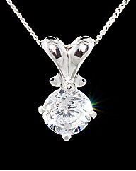 Silver and CZ Pendant