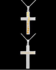 Silver Religious Cross Pendant