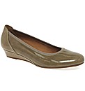 Gabor Chester Ladies Wide Fit Low Wedge