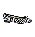 Riva Kia Patent Zebra Shoe