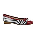 Riva Kia Patent Zebra Shoe