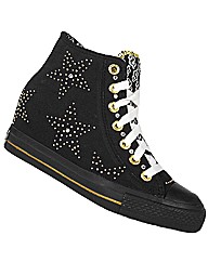 Skechers Daddys Money Star Studded Wedge