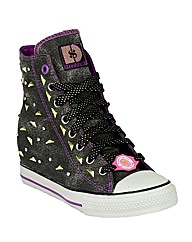 Skechers Daddys Money Megabucks Wedge