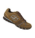 Skechers Ladies Bikers Spring Warp Shoe