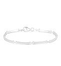 Simply Silver Fine Gate Bracelet