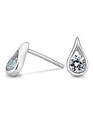 Simply Silver Cubic Zirconia Earring