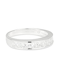 Simply Silver Cubic Zirconia Set Ring