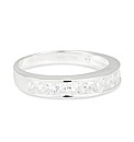 Simply Silver Cubic Zirconia Set Ring