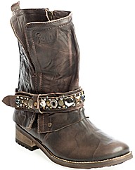 Feud Crisp Biker Boot