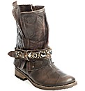 Feud Crisp Biker Boot