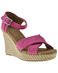 Toms Strappy Wedge