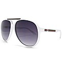 Gucci Plastic Aviator Sunglasses