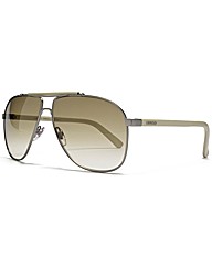 Gucci Metal Aviator Sunglasses