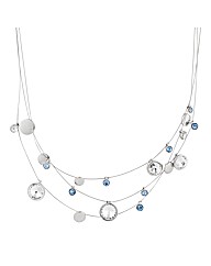 Mood Multi Blue Stone Illusion Necklace