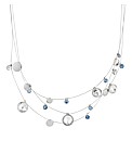 Mood Multi Blue Stone Illusion Necklace