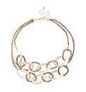 Mood Gold Link And Mesh Chain Necklace