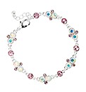 Jon Richard Pink Crystal Bubble Bracelet