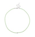Mood Mini Green Bead And Charm Necklace